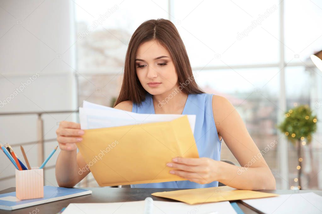 Busta documenti tracciata